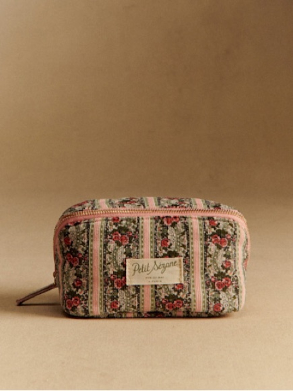 Sezane Floral Make up Bag NWT